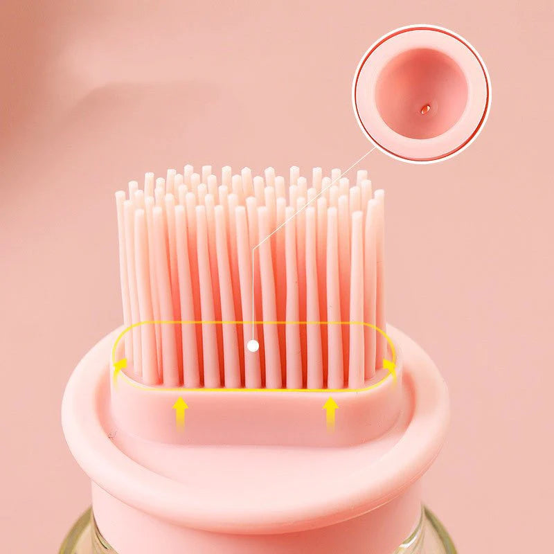 Portable Silicone Oil Brush Bottle – BBQ & Baking Tool